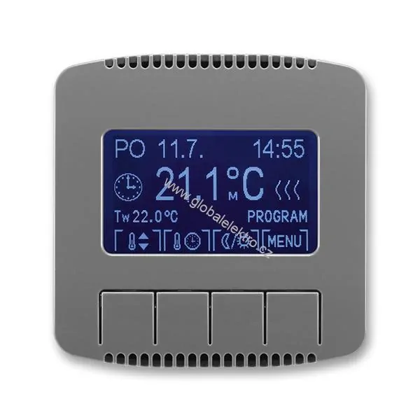 Termostat programovatelný univerzální 3292A-A10301 S ovládací jednotka Tango - kouřová šedá
