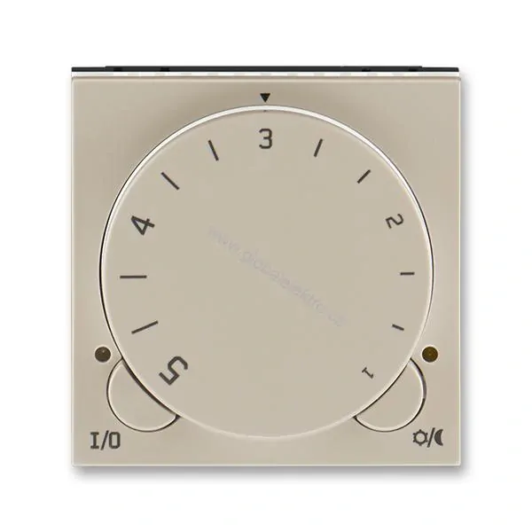 Termostat otočný univerzální 3292H-A10101 18 macchiato/bílá ovládací jednotka Levit ABB