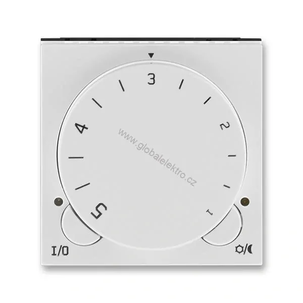 Termostat otočný univerzální 3292H-A10101 16 šedá/bílá ovládací jednotka Levit ABB
