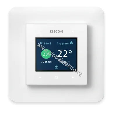 Termostat dotykový EB-Therm 500 prostorový i podlahový (možnost Wi-Fi)