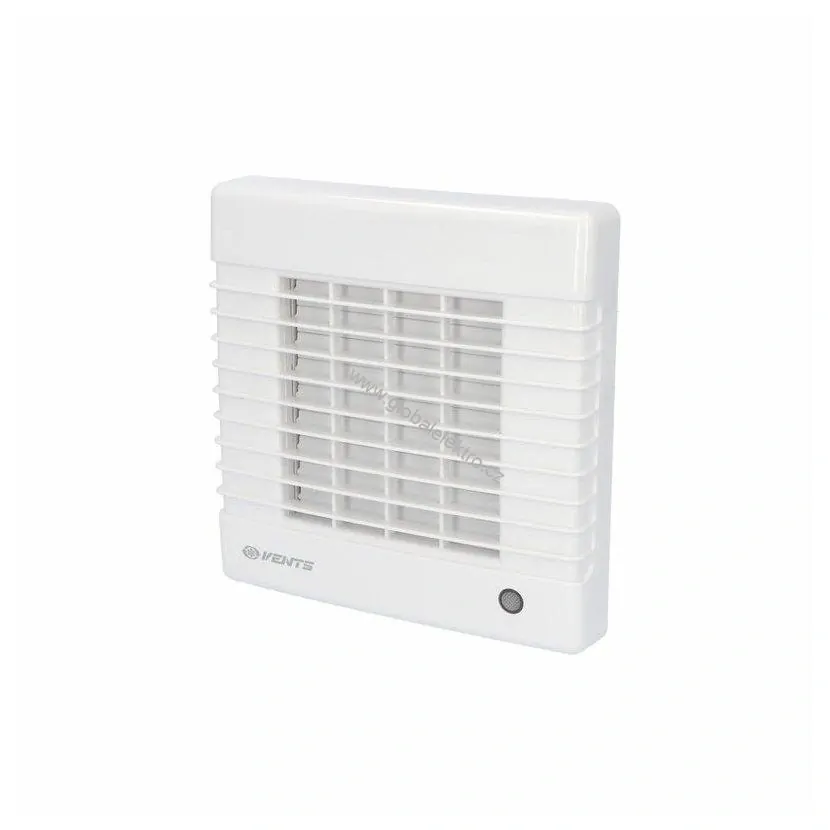 Ventilátor VENTS 100 MAT s automatickou žaluzií a časovým spínačem