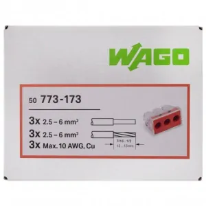 WAGO 773-173 svorka 3x2,5-6