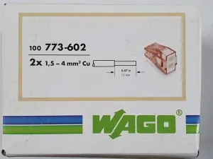 WAGO 773-602 svorka 2x1,5-4