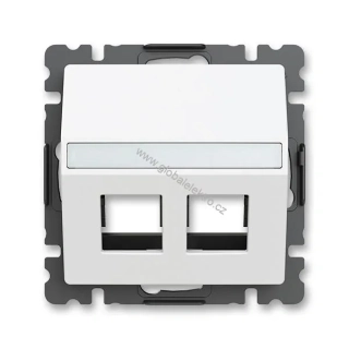 Kryt zásuvky komunikační 5014T-A00418 s popisovým polem Zoni ABB
