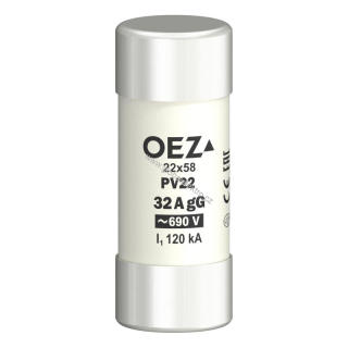 Pojistková vložka PV22 32A gG 22x58