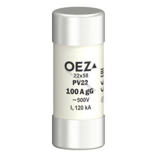 Pojistková vložka PV22 100A gG 22x58