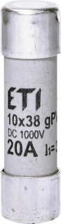 Pojistka CH10x38 gPV 20A/1000V DC 30kA