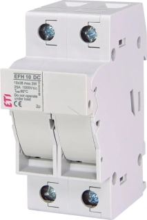 Odpínač pojistkový pro fotovoltaiku 2P EFH 10 DC 10x38 1000V DC ETI