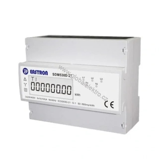 Elektroměr SDM530D 2 tarifní třífázový 7M na DIN do 100A EASTRON