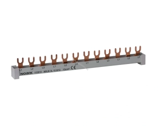 NOARK 3F BBU 3L 10 M12 EC lišta propojovací 10mm2, 63A, 12M 101450
