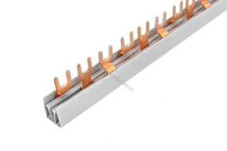 NOARK 3F BBU 3L 10 M54 lišta propojovací 10mm2, 63A, 1M 101448