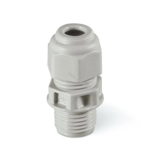 SCAME 805.5412.0 vývodka metrická bez matice světle šedá IP66 - M12x1,5