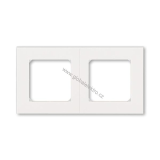 ABB 3901H-A05020 68 rámeček dvojnásobný Perleťová/Ledová bílá Levit M