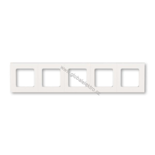 ABB 3901H-A05050 68 rámeček pětinásobný Perleťová/Ledová bílá Levit M