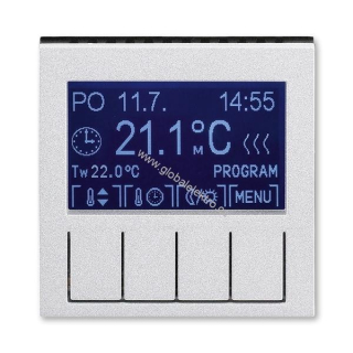 ABB 3292H-A10301 70 termostat programovatelný univerzální ovládací jednotka Titanová/Kouřová černá Levit M