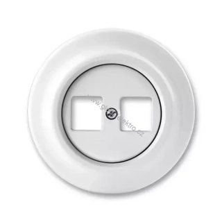 ABB 5014K-C01018 zásuvka komunikační Decento - bílá