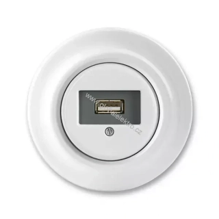 ABB 5014K-C00420 zásuvka komunikační USB Decento - bílá
