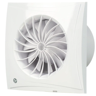 BLAUBERG SILEO 100 T tichý ventilátor s nízkou spotřebou, kuličková ložiska, průměr 100 s časovačem