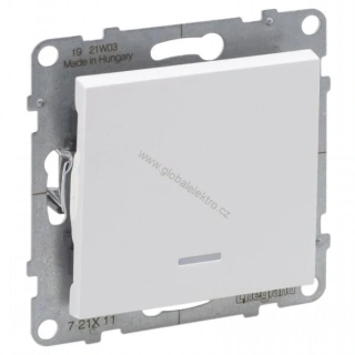 LEGRAND 721116 SUNO spínač č.6 s signalizačním podsvětlením, bílá