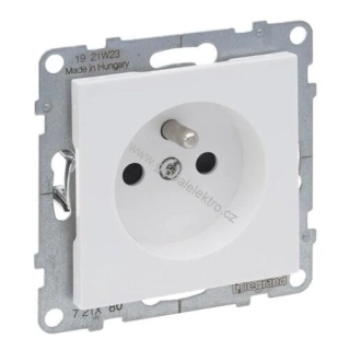 LEGRAND 721180 SUNO zásuvka 2P+T s clonkami, bílá
