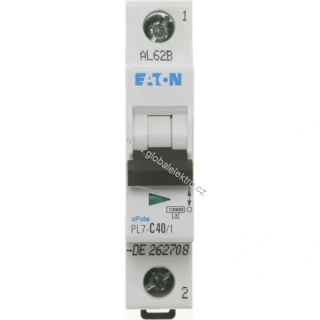 EATON PL7-C40/1 10kA jistič 1pólový 40A