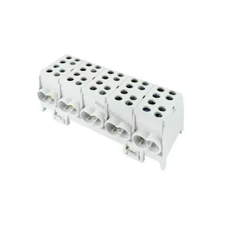 ELEMAN 1000283 svorkovnice HLAK 25 5/10 GR-S, 100A, 5pól., AL/CU, IP20, šedá