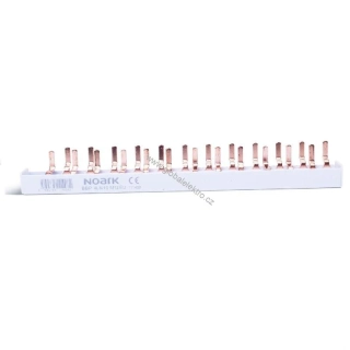 NOARK 111408 3P+N BBP 4LN 10 M12 EU 8,7mm lišta propojovací 10mm2, 63A, 12M, pro kombichrániče 1M