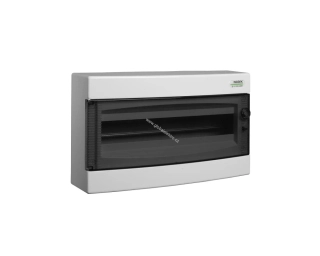 NOARK 113298 PNS 1x24T rozvodnice na omítku, jednořadá, pro 24 modulů, průhledné dveře, IP40