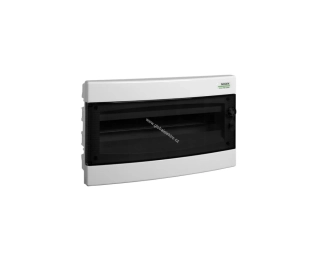 NOARK 113773 PNF 1x24T rozvodnice pod omítku, jednořadá, pro 24 modulů, průhledné dveře, IP40