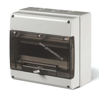 SCAME 672.2012 rozvodnice DOMINO 12M IP66 na omítku