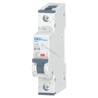 OEZ LTE-10B-1 6kA jistič 1pólový 10A OEZ Minia