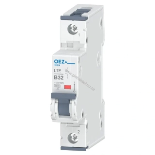 OEZ LTE-32B-1 6kA jistič 1pólový 32A OEZ Minia