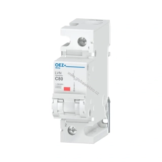 OEZ LVN-80C-1 10kA jistič 1pólový 80A OEZ Minia