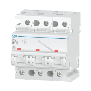 OEZ LVN-125B-3 10kA jistič 3pólový 125A OEZ Minia