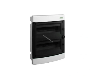 NOARK PNF 24T rozvodnice pod omítku PNF 24T pro 24 modulů, průhledné dveře, IP40