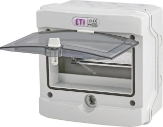 ETI ECH-8G rozvodnice na omítku pro 8 modulů IP65