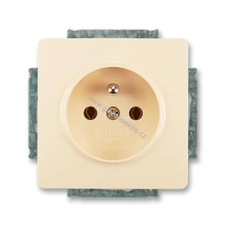 Zásuvka jednonásobná s ochr. kolíkem 5518G-A02349 C1 krémová SWING ABB