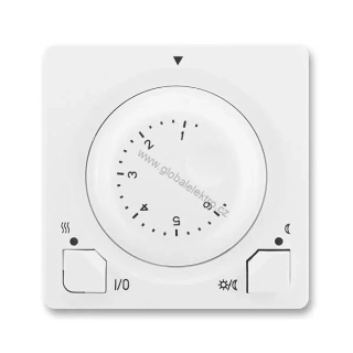 Termostat otočný univerzální 3292G-A10101 B1 ovládací jednotka jasně bílá SWING ABB