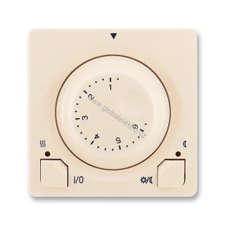 Termostat otočný univerzální 3292G-A10101 C1 ovládací jednotka krémová SWING ABB