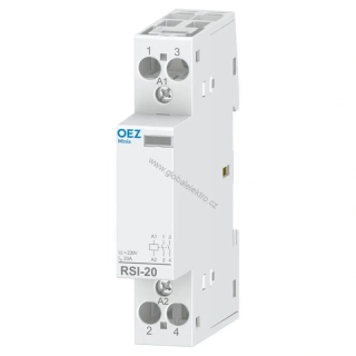 OEZ RSI-20-20-A230 stykač instalační 20A 230V AC