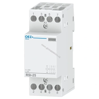 OEZ RSI-25-40-A230 stykač instalační 25A 230V AC
