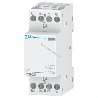 OEZ RSI-25-04-A230 stykač instalační 25A 230V AC