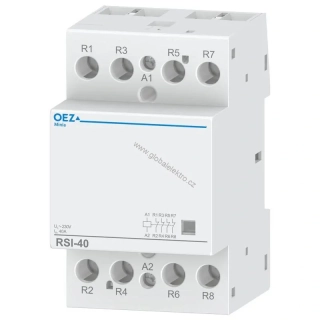 OEZ RSI-40-04-A230 stykač instalační 40A 230V AC