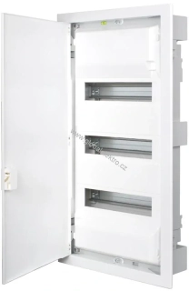 OEZ RZA-Z-3S42 rozvodnice pod omítku pro 42 modulů, plechová dvířka, IP30