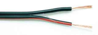 Kabel V03VH-H 2X0,35 CYH černo/rudá