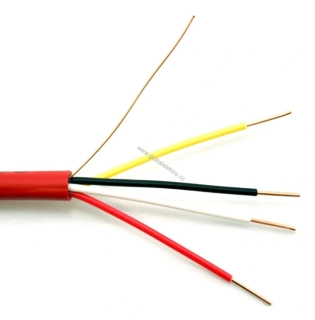 Kabel JYSTY 2X2X0,8 (červený nebo šedý)