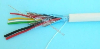 Kabel EZS VEZ 2x0,5+6x0,22 lanko 100m