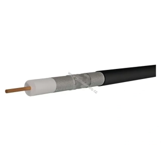 Kabel koaxiální venkovní CB113UV 75 Ohm PVC