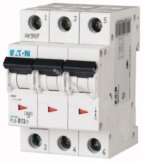 EATON PL6-C13/3 6kA jistič 3pólový 13A
