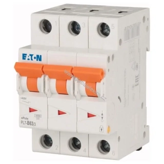 EATON PL7-B63/3 10kA jistič 3pólový 63A